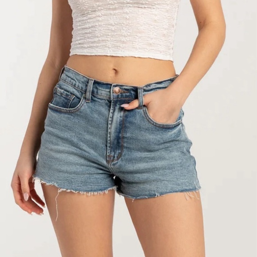 RSQ Vintage High Rise Jean Cut Off Shorts
